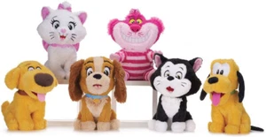 NEW OFFICIAL DISNEY 12 INCH CATS & DOGS 30CM SOFT PLUSH TOYS DISNEY PLUSH - Picture 1 of 7