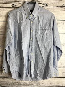SHIRT SIZE 10 BLOUSE DRESS LONG SLEEVE FORMAL BLUE RACING GREEN WOMENS 6114 - Picture 1 of 2