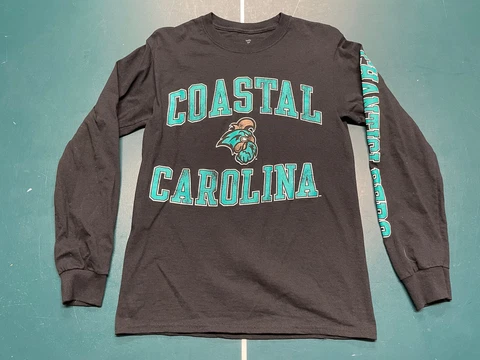 Coastal Carolina Chanticleers NCAA Fanatics Long Sleeve Shirt Size Small Cover