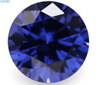 AAAAA Natural Mine Blue Sapphire Round Faceted Cut VVS Loose Gemst U Pick Size
