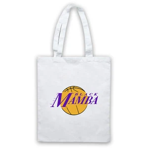 BLACK MAMBA ALTER EGO KOBE BRYANT LAKERS BASKETBALL TOTE BAG LIFE SHOPPER - Picture 1 of 11