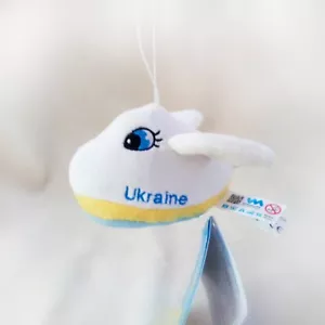 Aereo An-225 Mriya - peluche Antonov Mriya, souvenir giocattolo morbido dall'Ucraina - Foto 1 di 14