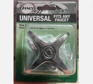 Pack (2) UNIVERSAL CROSS ARM STYLE CHROME FAUCET HANDLES--DANCO 88517 - Picture 1 of 2