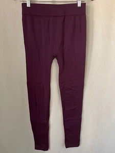 Plum High Waist Stretch Thicker Leggings - Picture 1 of 8