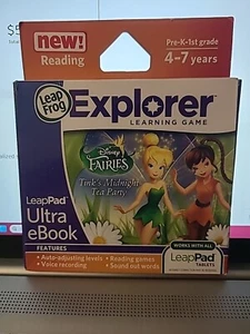 LeapPad Ultra ebook game Disney Fairies Leapfrog Explorer Leappad FACTORY SEALED - Picture 1 of 8