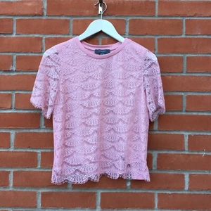 Primark Pink Front Lace Top. Size S (10-12) - Picture 1 of 9