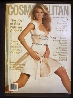 1984 December Cosmopolitan Magazine CLAUDIA SCHIFFER Ex Library Discount - Image 1 of 4