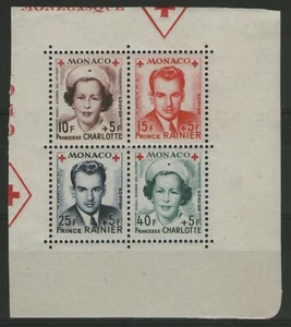 MONACO:  n°334A/337A **, "croix-rouge"  (cote 80€) - Picture 1 of 1