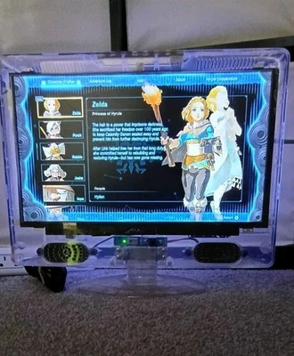 AMP'D 15" Retro Gaming Television Clear Jail Prison TV LED FHD WITH SPEAKERS - Image 1 of 4