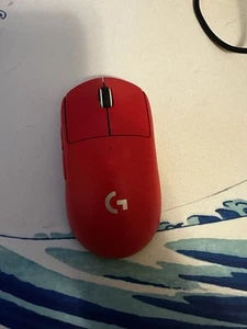 Logitech G Pro x Superlight Red Kabellose USB Gaming Maus - Bild 1 von 2