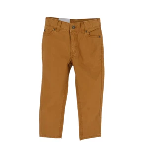Carter's Pants Boys Size 4 Brown 100% Cotton Pockets Straight Fit Playwear NEW - Picture 1 of 8