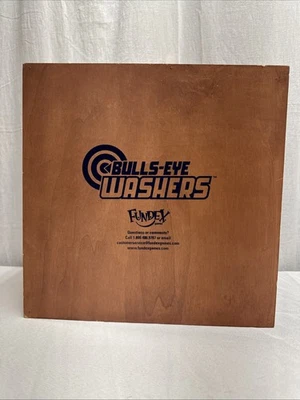 Fundex Lavadora Ojo de Buey Lanzamiento Patio Verano Juego Estuche de Madera con 8 Arandelas Foto 1 de 4