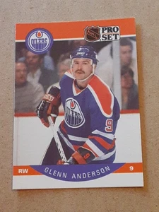 Glenn Anderson Edmonton Oilers 1990-91 Pro Set #81 EDM Right Wing RW Oil Country - Picture 1 of 4