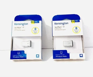 2 pc Kensington VeriMark™ IT  USB-A Fingerprint Key Reader Windows Hello Windows - Picture 1 of 2