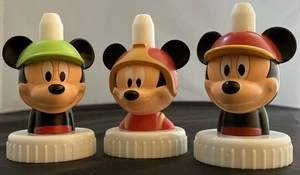 Good2Grow Bottle Toppers lot of 3 Mickey Mouse EUC Please Read - Picture 1 of 3