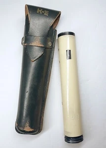 Vtg K&E Surveying HAND LEVEL 6" ( with Leather Case ) - Picture 1 of 4