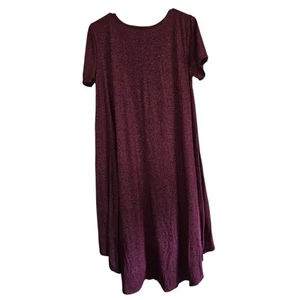 Vestido para mujer LuLa Roe rosa maxi salón bolsillo frontal talla pequeña - Imagen 1 de 7