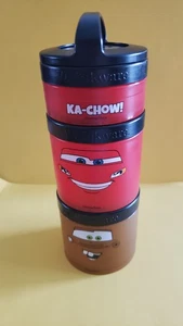 Contenedores apilables para aperitivos para whisky - Disney CARS Lightning McQueen Tow Mater - Imagen 1 de 3