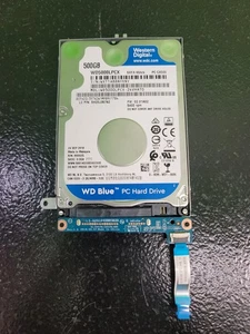 Western Digital Blue 500GB, Internal, 5400 RPM, 2.5" (WD5000LPCX) Hard Drive - Picture 1 of 4