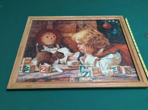 Artwork By Jim Daly - My Favorite Gift - Framed With Glass Front - 26" X 20" - Picture 1 of 3