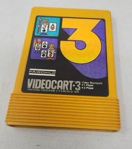 Fairchild Channel F Videocart-3 – Video Blackjack (Untested) - Bild 1 von 3
