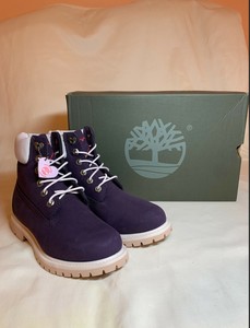 Las mejores ofertas en Botas púrpura Timberland superior de cuero para  mujeres | eBay