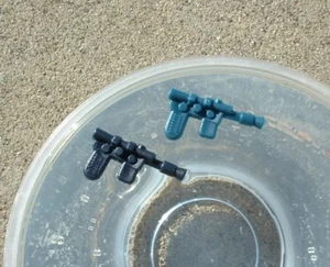 Black & Blue CUSTOM Han Blaster FLOAT Weapons LOT 1977 1980 Vintage Star Wars - Picture 1 of 2