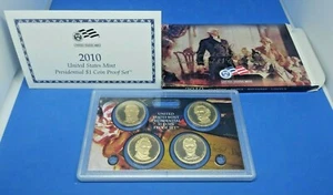 2010 S Stati Uniti Mint Presidential $1 Coin Proof Set con scatola e certificato di autenticità - Foto 1 di 4