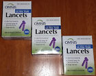 300 OMNIS Health ULTRA Thin Sterile Lancets 30 GAUGE Lot of 3 sealed boxes NEW