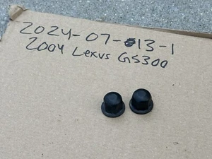 1998-2005 Lexus GS300 GS400 GS430 OEM Windshield Wiper Arm Nut Covers - Picture 1 of 3