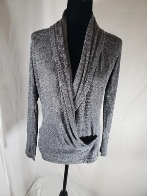 Camisa cruzada de manga larga gris ropa deportiva Zella talla S Foto 1 de 4