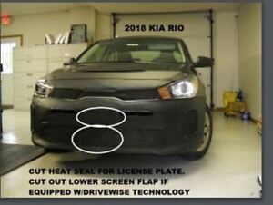 Lebra Front End Mask Cover Bra Fits Kia Rio Sedan & Hatchback 2018-2020 18-20