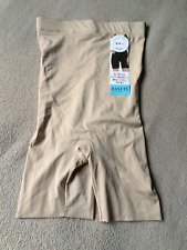 Spanx sz L Pure Beige Shaping High Waisted Mid Thigh Short Style 10226R NWT