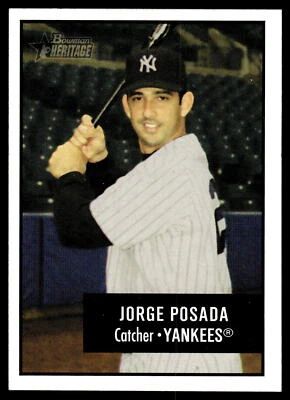 2003 Bowman Heritage #1 Jorge Posada Card - Image 1 of 2
