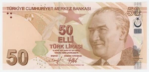 Billete de 50 liras Turquía L.1970 (2009) Pick 225.e UNC sin circular - Imagen 1 de 2