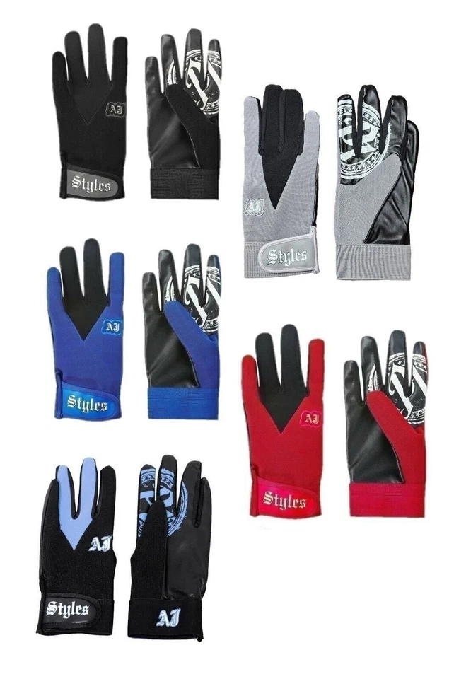 Guantes de lucha réplica con logotipo AJ Styles P1 Foto 1 de 1