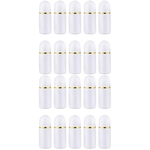 2 PCS Roller Bottle Travel Perfume Refillable Roll-on Bottles Roll-ball - Picture 1 of 12