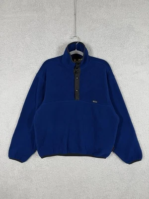 VTG Woolrich Polartec Men's 1/4 Button Pullover Fleece Sweatshirt Jacket Size M - Image 1 of 4