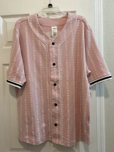 Camiseta deportiva de béisbol Disney Parks 2024 rosa princesa talla grande nueva con etiquetas - Imagen 1 de 6