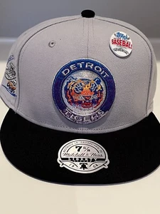 Detroit Tigers 2023 Lids Exclusive Topps Chrome Mitchell & Ness Cap Hat 7 5/8 - Picture 1 of 4