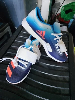 Adidas Adizero TJ/PV Spikes GY0899 salto triplo polo cofre tamanho UK 10 RRP £100 - Imagem 1 de 4