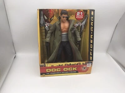 FIGURA DE ACCIÓN POSABLE SPIDER-MAN 2 PELÍCULA DOC OCK DELUXE 12" TOTALMENTE NUEVA Foto 1 de 4