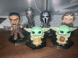 Funko Mandalorian Mystery Mini Grogu IG 11 Kuiil Mando Greef Lot of 6 - Picture 1 of 7