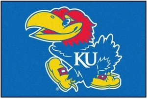 Fanmats NCAA Kansas Jayhawks Rookie Mat, Area Rug, Bath Mat 20"x30  - Picture 1 of 3