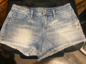 Schnalle schwarz Passform Nr. 53 Jeansshorts Damen-Etikett Gr. 29 - Bild 1 von 4