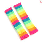 Long Socks Women's Leg Warmers Knitted Warm Foot Cover Winter Crochet Socks C Bl