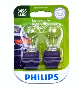 Philips LongerLife 3456 28.54W Due Lampadina Anteriore Giro Signal Ricambio - Picture 1 of 7