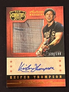 2014 Panini Country Music Autograph Card Keifer Thompson 128/199 - Picture 1 of 1
