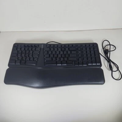 Ergonomic ILLUMINATED Keyboard (WIRED) (BLACK COLOR) *GREAT CONDITION* - Image 1 of 4