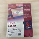 Laserowe etykiety adresowe Avery białe 250 arkuszy 21 etykiet na arkusz L7160-250